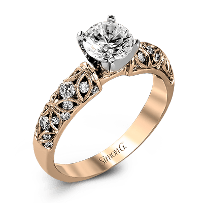 LP1582-D WHITE 18K SEMI ROSE