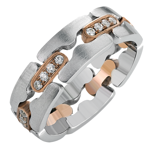 LP2277-A WHITE 18K X WHITE-ROSE