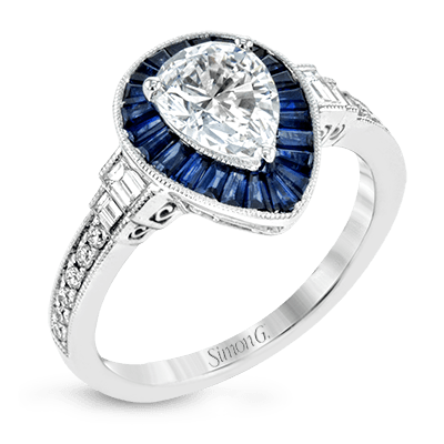 LR1187 WHITE 18K SEMI