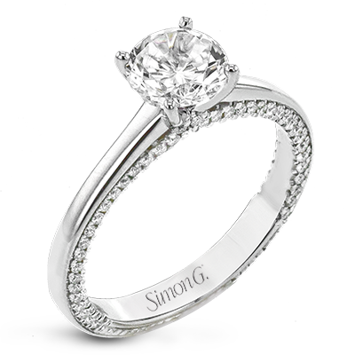 LR2460-RD WHITE 18K SEMI