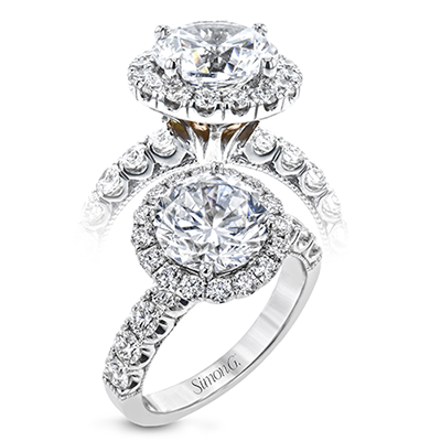 LR2490 WHITE 18K SEMI