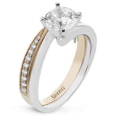 LR2516-A WHITE-ROSE 18K X WHITE-ROSE