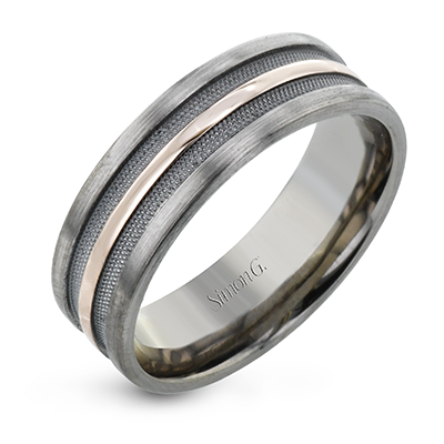 LR2638 GRAY-ROSE 18K BAND GRAY-ROSE