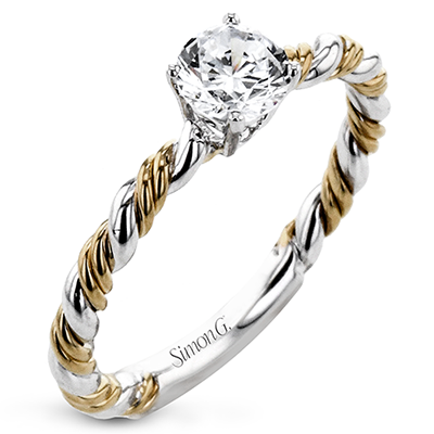 LR2749 WHITE 18K SEMI WHITE-ROSE