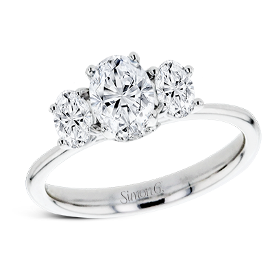 LR2841 WHITE 18K SEMI