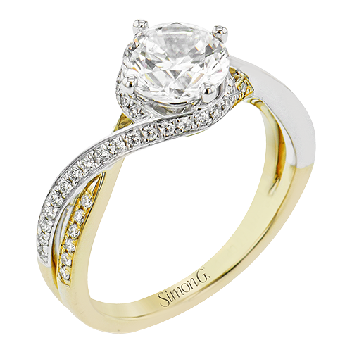 LR2949 WHITE 18K SEMI 2T