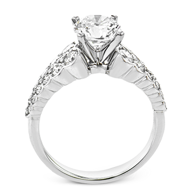 Elegant 2ct Round Diamond Engagement Ring in White Gold LR2990