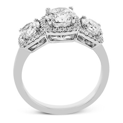 LR3007 WHITE 18K SEMI WHITE