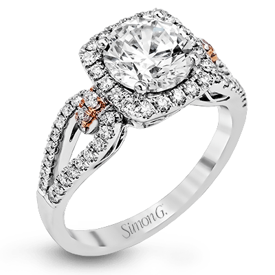 MR1828 WHITE-ROSE 18K SEMI