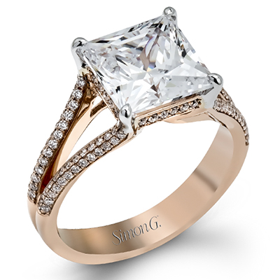 MR2257 WHITE 18K SEMI ROSE