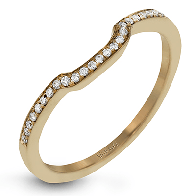 MR2385 WHITE 18K BAND YELLOW