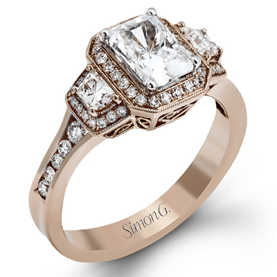 MR2386 WHITE 18K SEMI ROSE