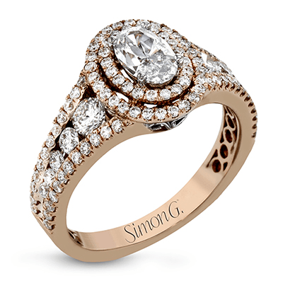 MR2588 WHITE 18K SEMI ROSE