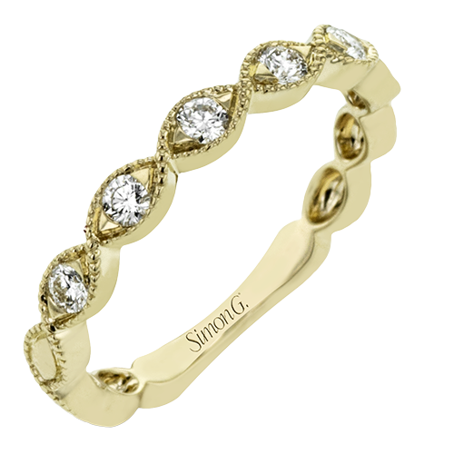 QR1027-Y WHITE 14K BAND YELLOW
