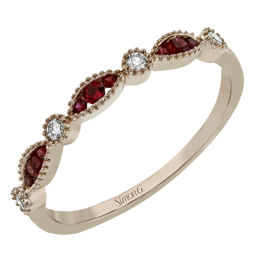 QR1030-R WHITE 14K X ROSE