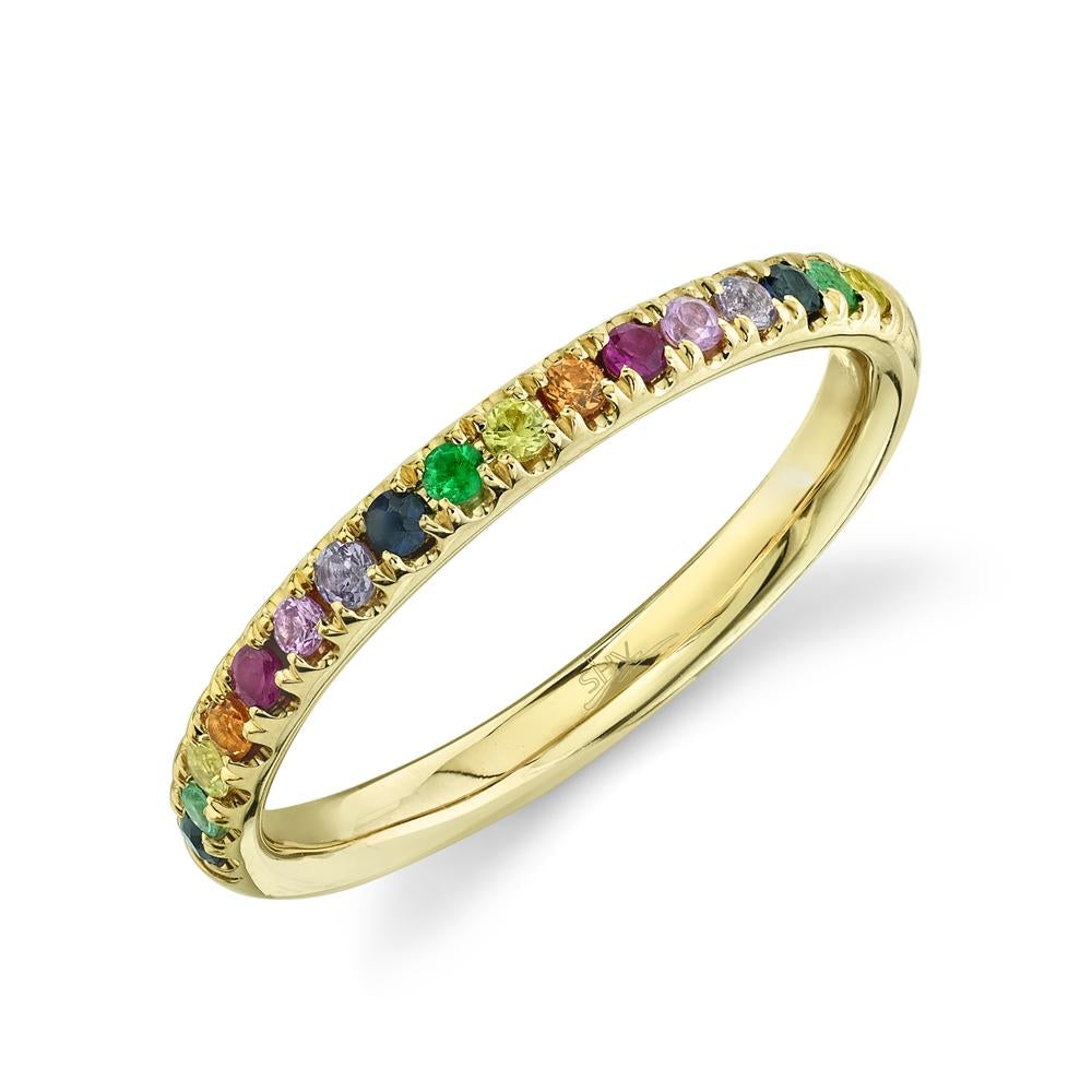 0.31CT MULTI-COLOR STONE BAND