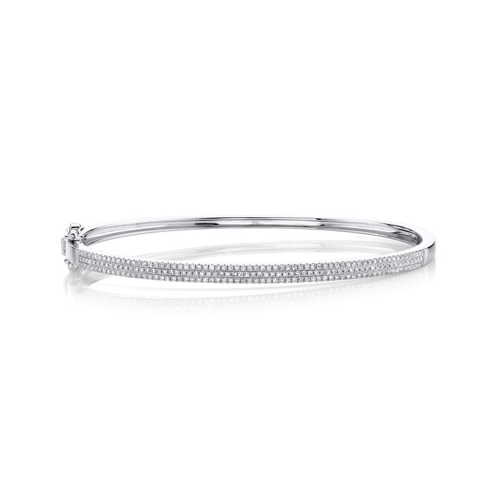 0.52CT DIAMOND PAVE BANGLE