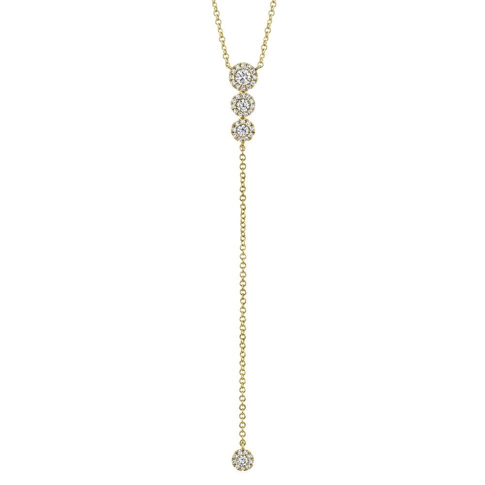 0.29CT DIAMOND LARIAT NECKLACE