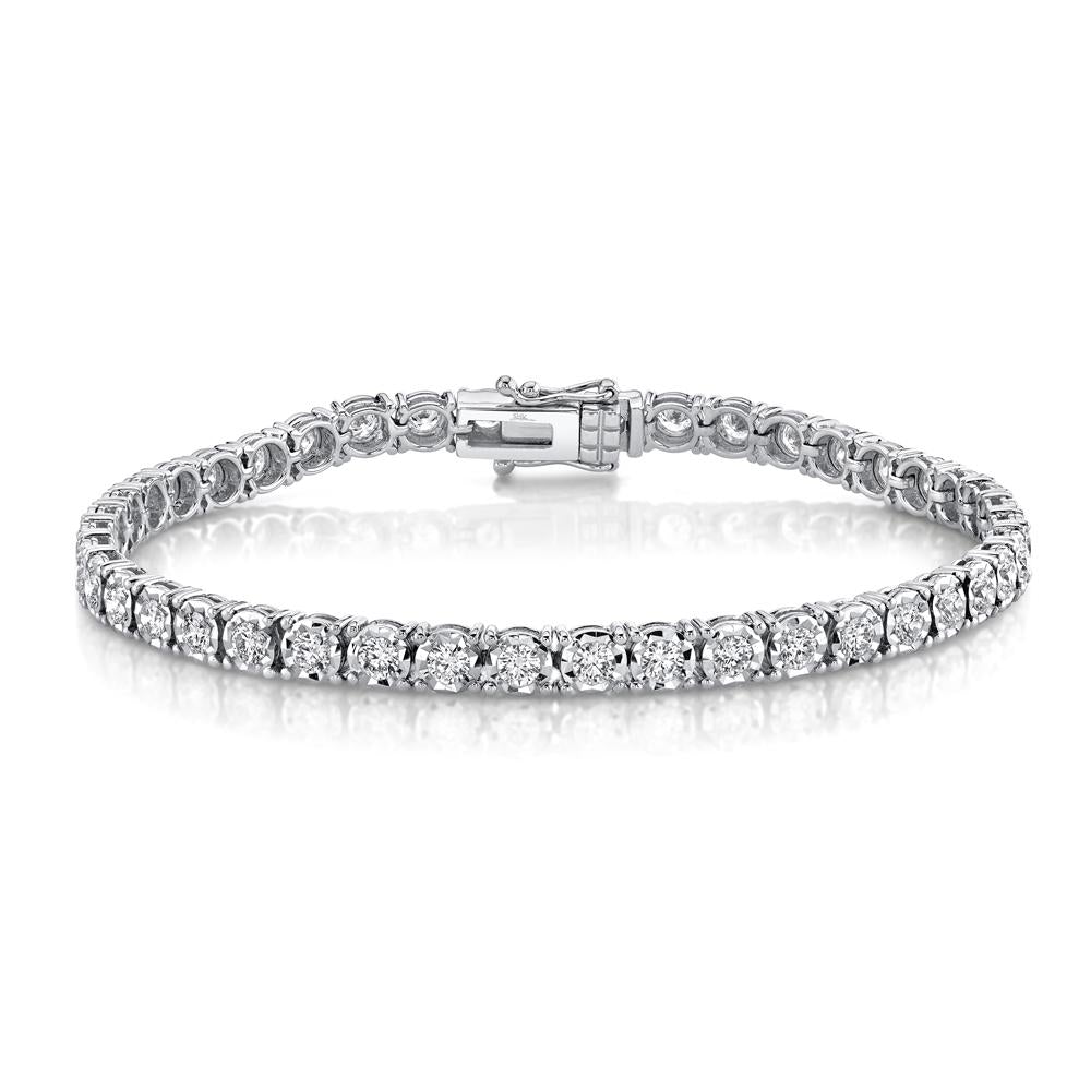 3.00CT DIAMOND TENNIS BRACELET