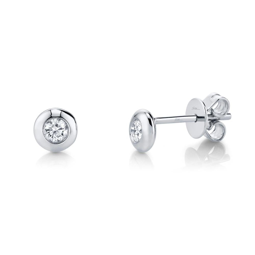 0.22CT DIAMOND STUD EARRING