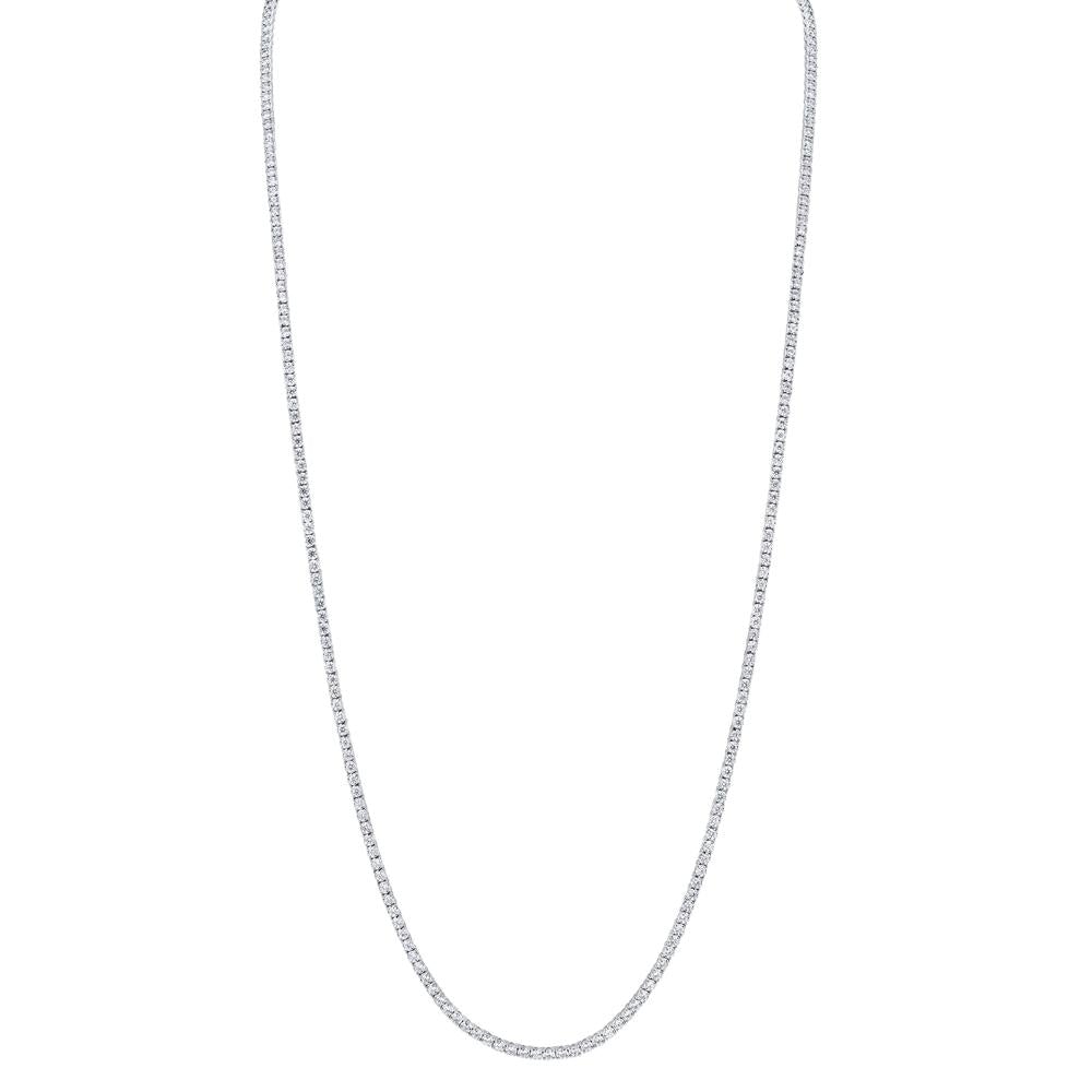 8.70CT DIAMOND TENNIS NECKLACE 36"