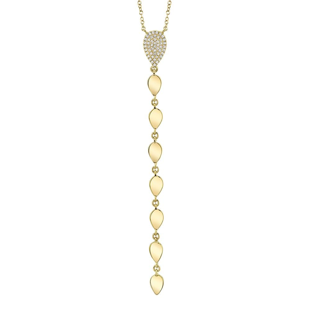 0.11CT DIAMOND LARIAT NECKLACE