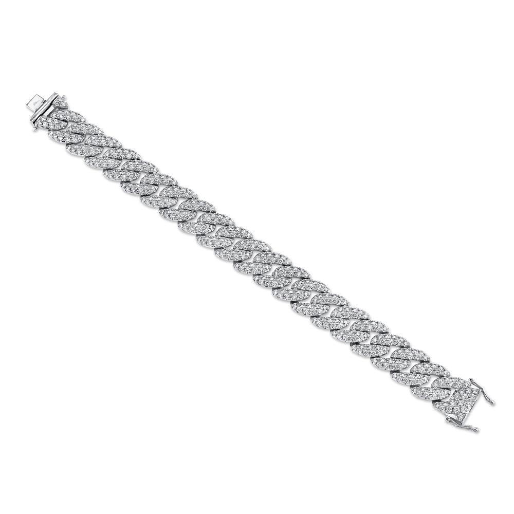 8.33CT DIAMOND PAVE LINK BRACELET