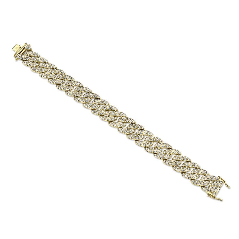 8.33CT DIAMOND PAVE LINK BRACELET