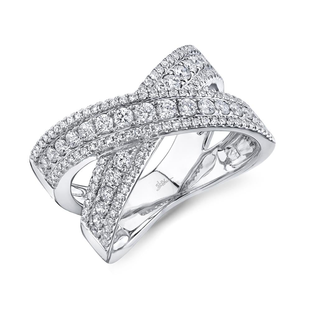 0.95CT DIAMOND BRIDGE RING