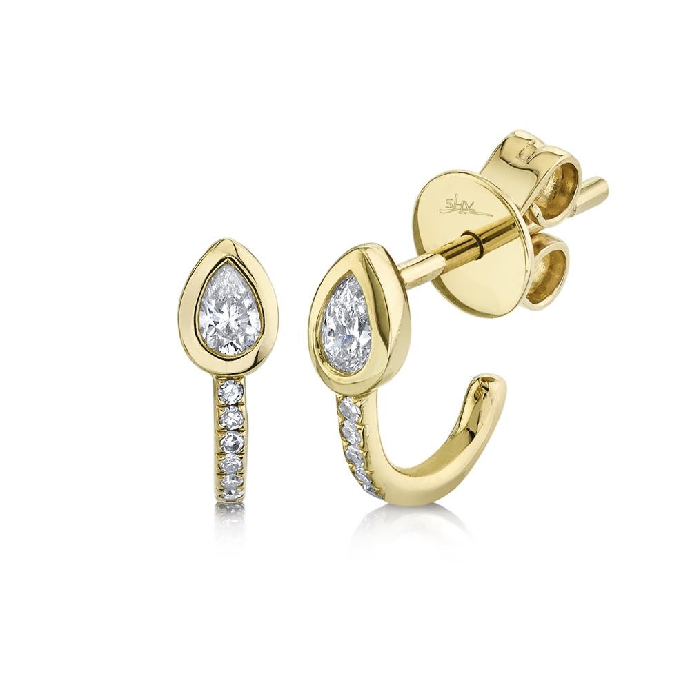 0.21CT DIAMOND EARRING