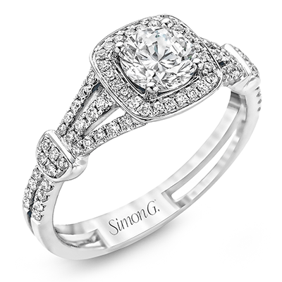 TR418-D WHITE 18K SEMI