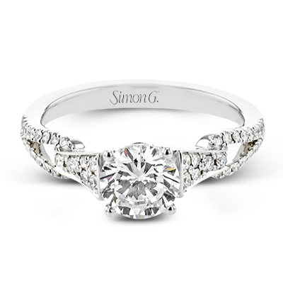 Vintage-Inspired Roxy Engagement Ring with Milgrain Edges and Bezel Set Diamonds