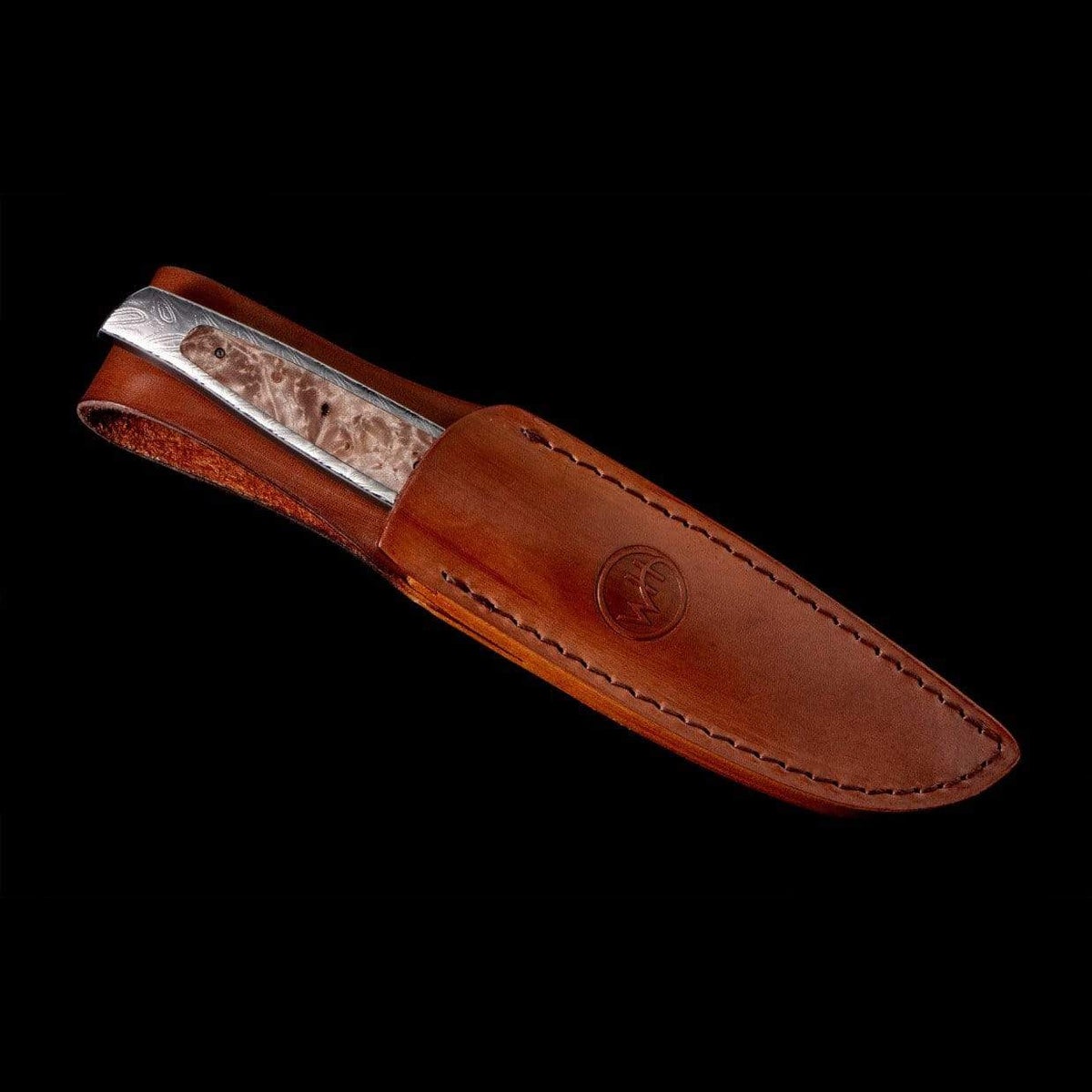 Fixed Blade Burlwood Limited Edition Knife - F35 BURLWOOD
